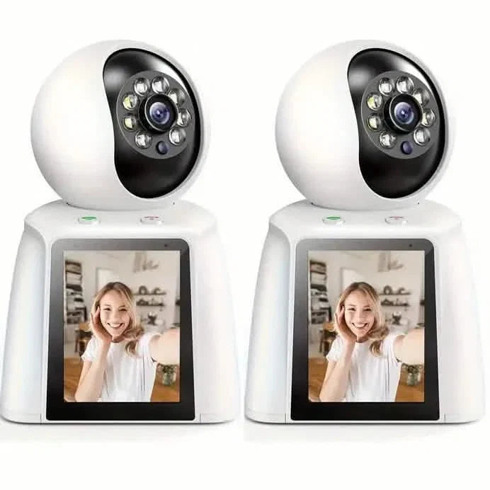 2-Pack: 2K Indoor Security Camera | 2-Way Audio & Video Call + Night Vision