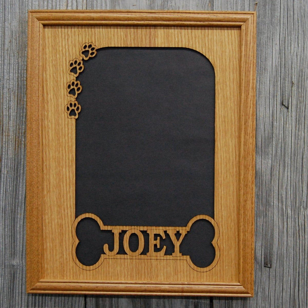 Dog Bone & Paw Prints Picture Frame
