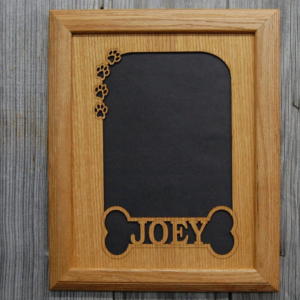 Dog Bone & Paw Prints Picture Frame