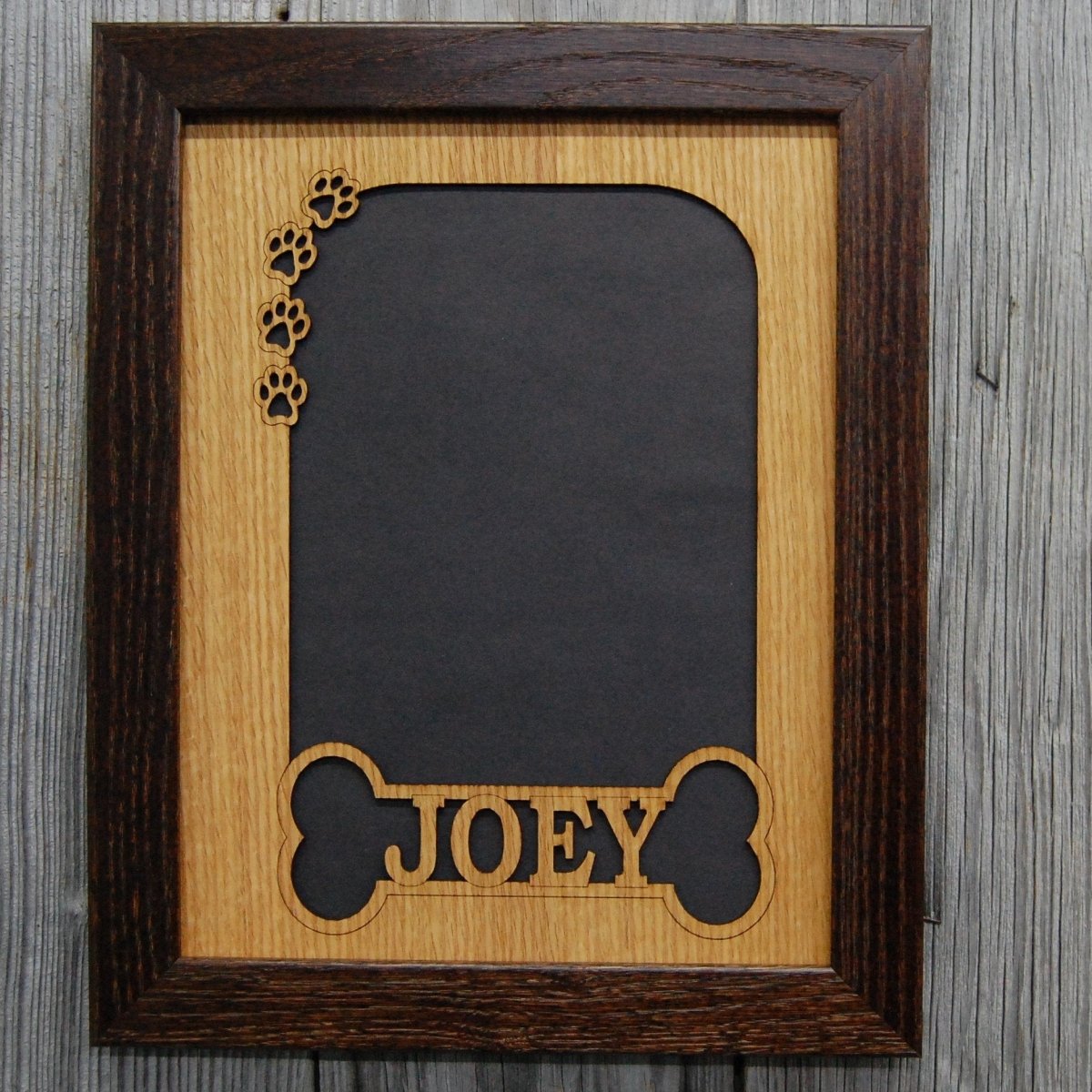 Dog Bone & Paw Prints Picture Frame
