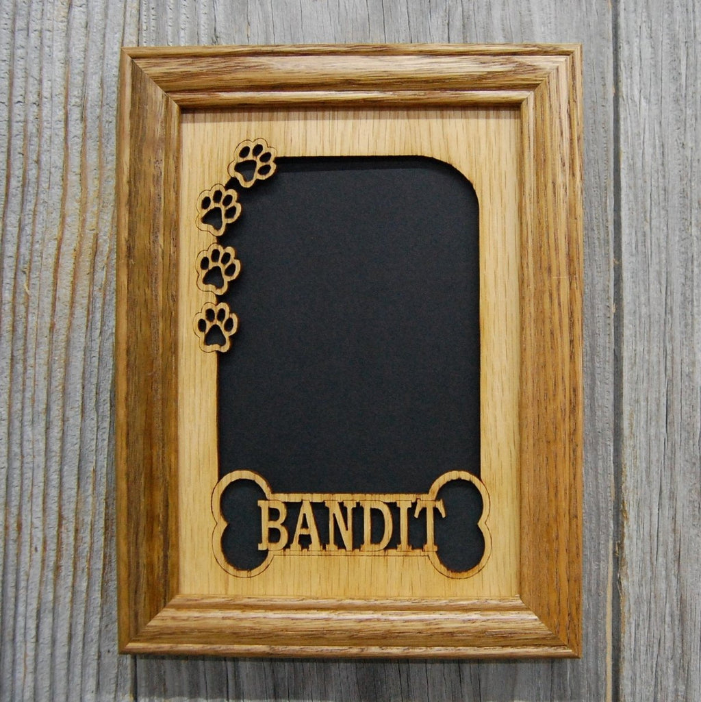 Dog Bone & Paw Prints Picture Frame