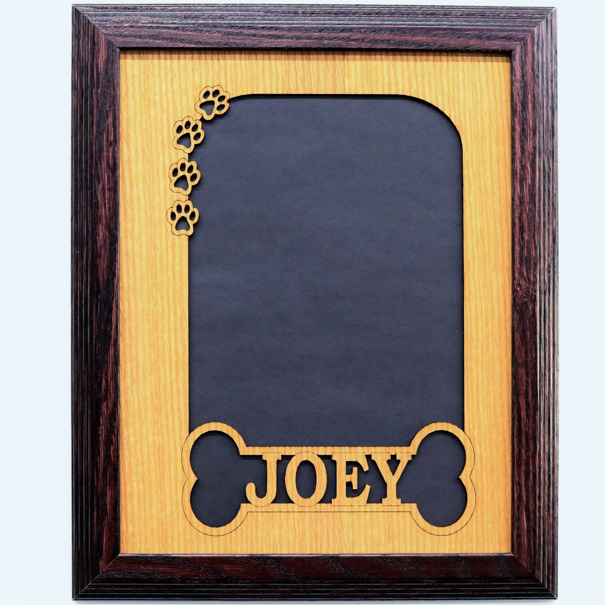 Dog Bone & Paw Prints Picture Frame