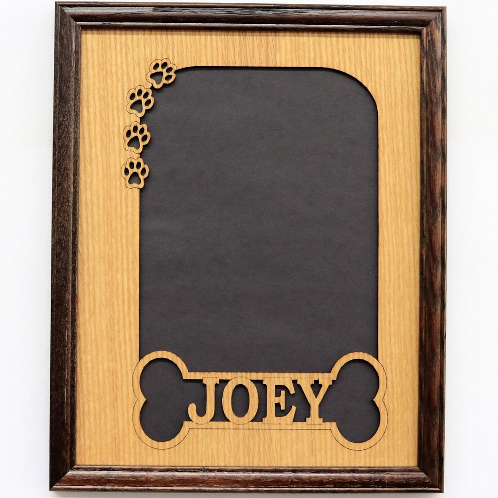 Dog Bone & Paw Prints Picture Frame