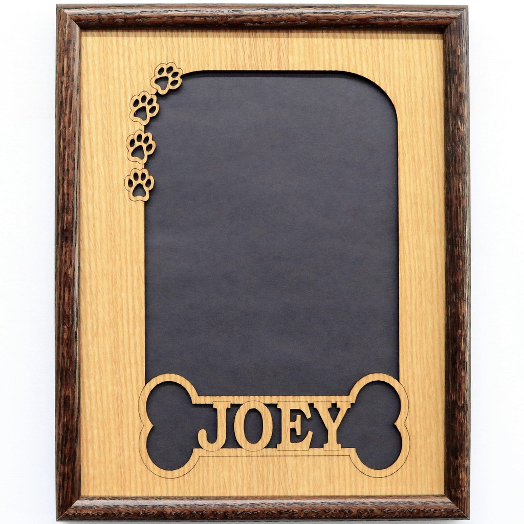 Dog Bone & Paw Prints Picture Frame
