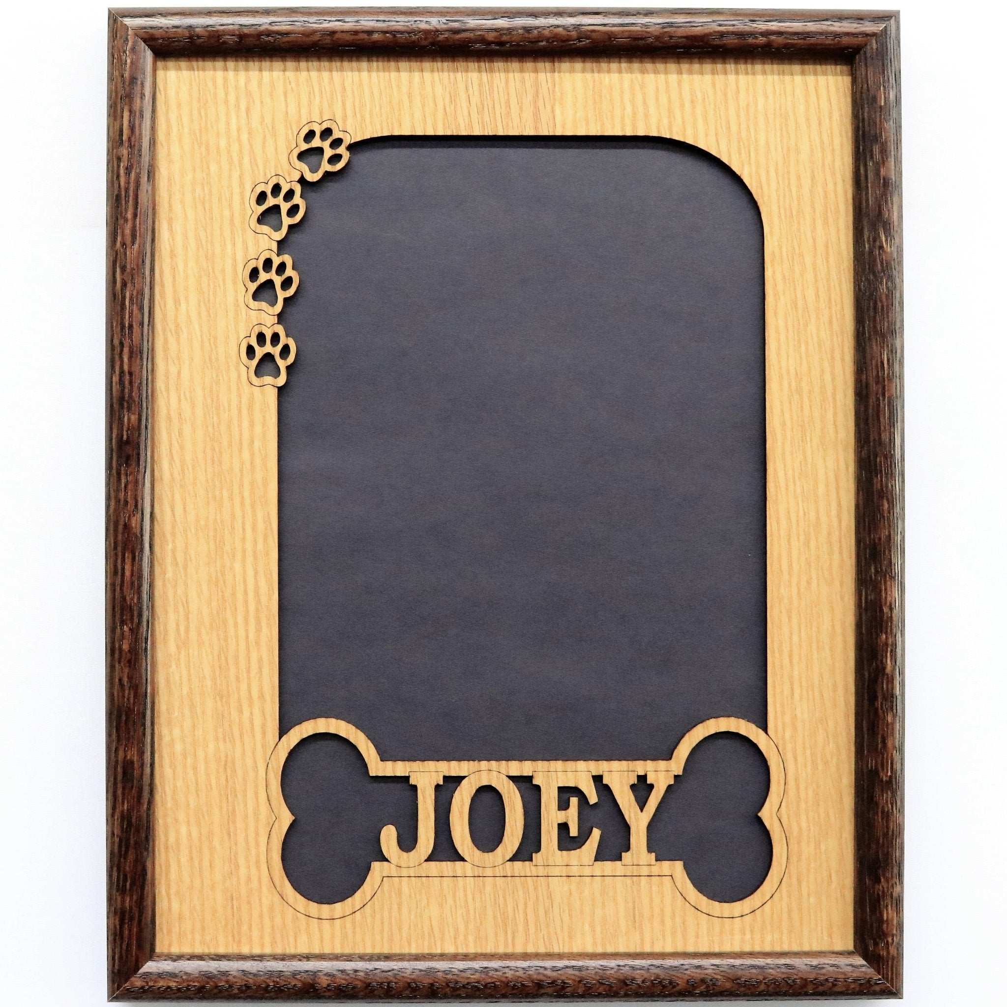 Dog Bone & Paw Prints Picture Frame