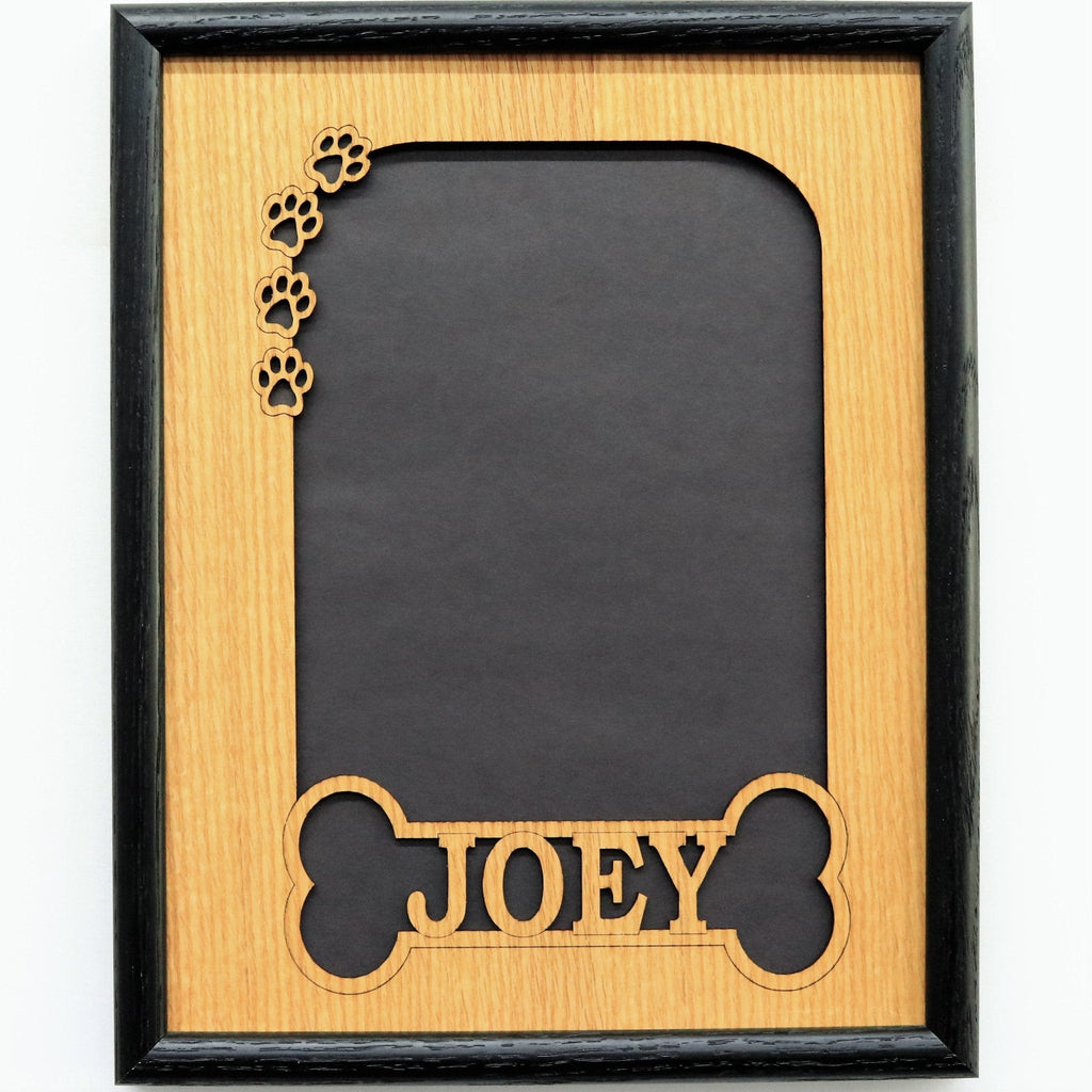 Dog Bone & Paw Prints Picture Frame