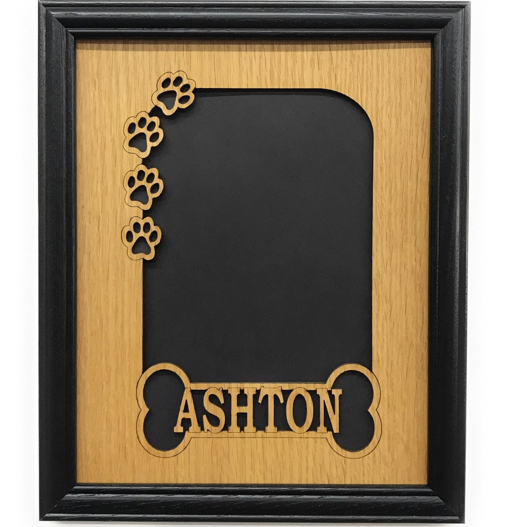 Dog Bone & Paw Prints Picture Frame