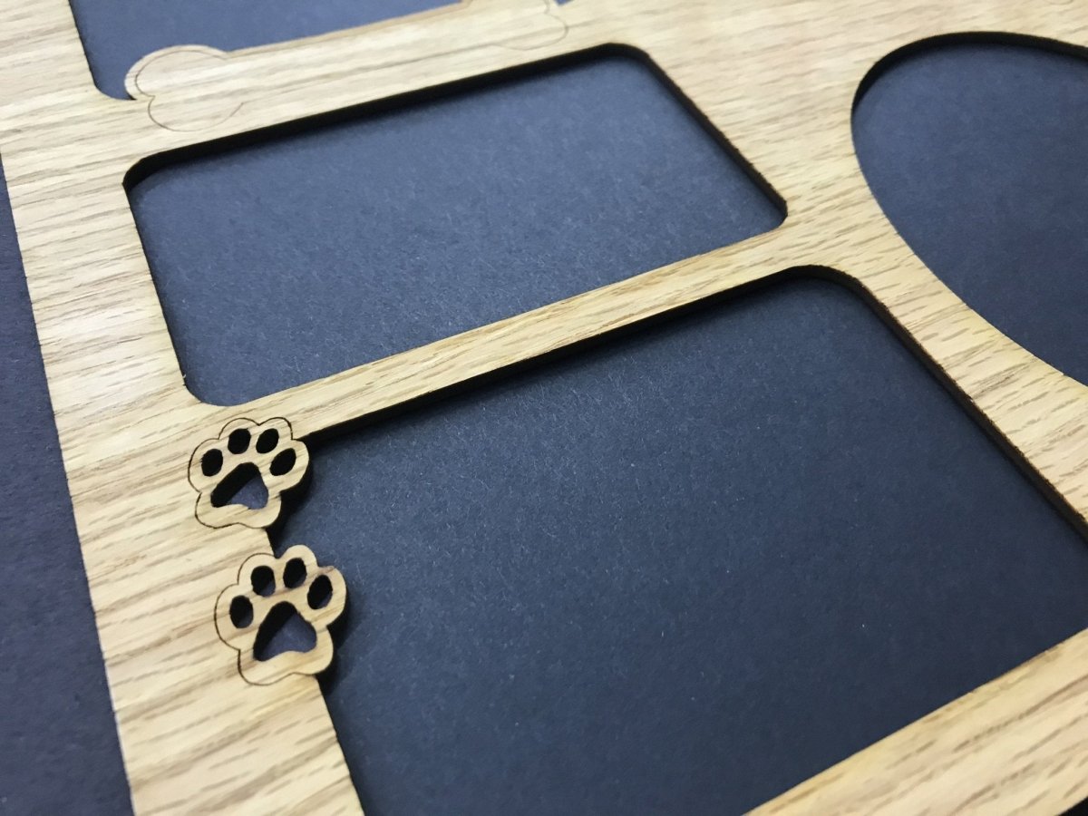 Dog Bowl & Bones Picture Frame  11"x14"