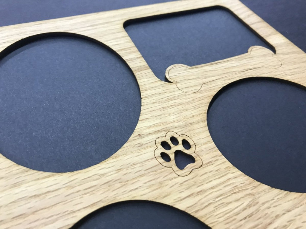 Dog Bowl & Bones Picture Frame  11"x14"