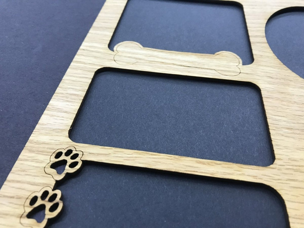 Dog Bowl & Bones Picture Frame  11"x14"
