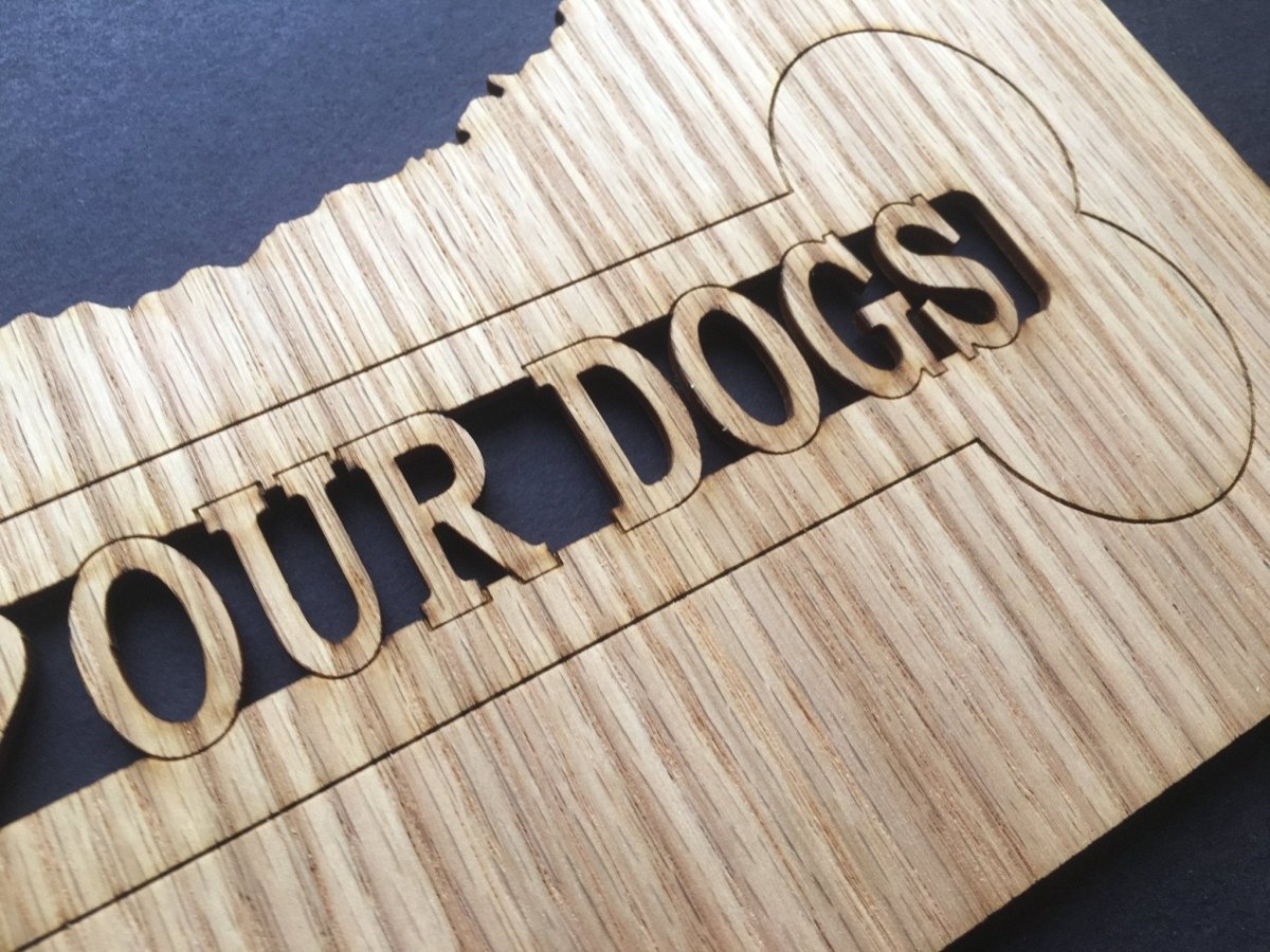 Dog Paw Print Picture Frame