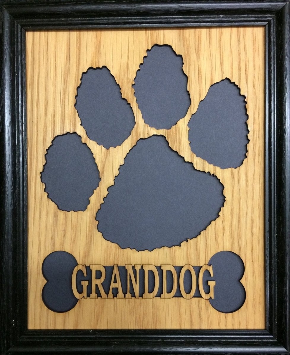 Dog Paw Print Picture Frame