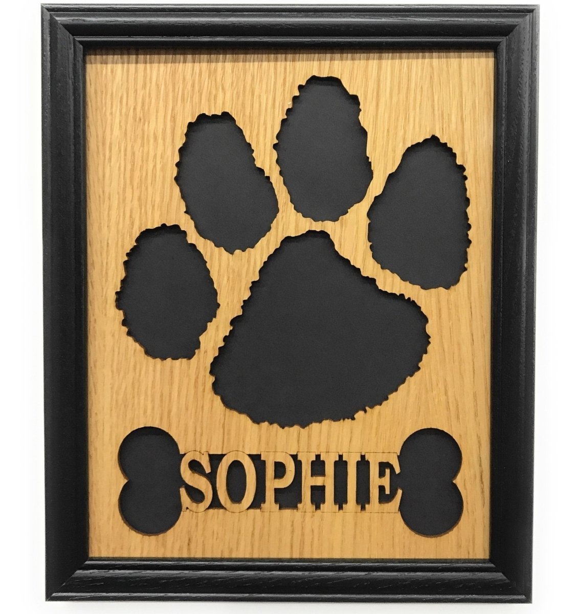 Dog Paw Print Picture Frame