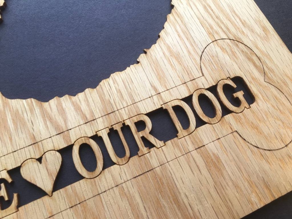 Dog Paw Print Picture Frame