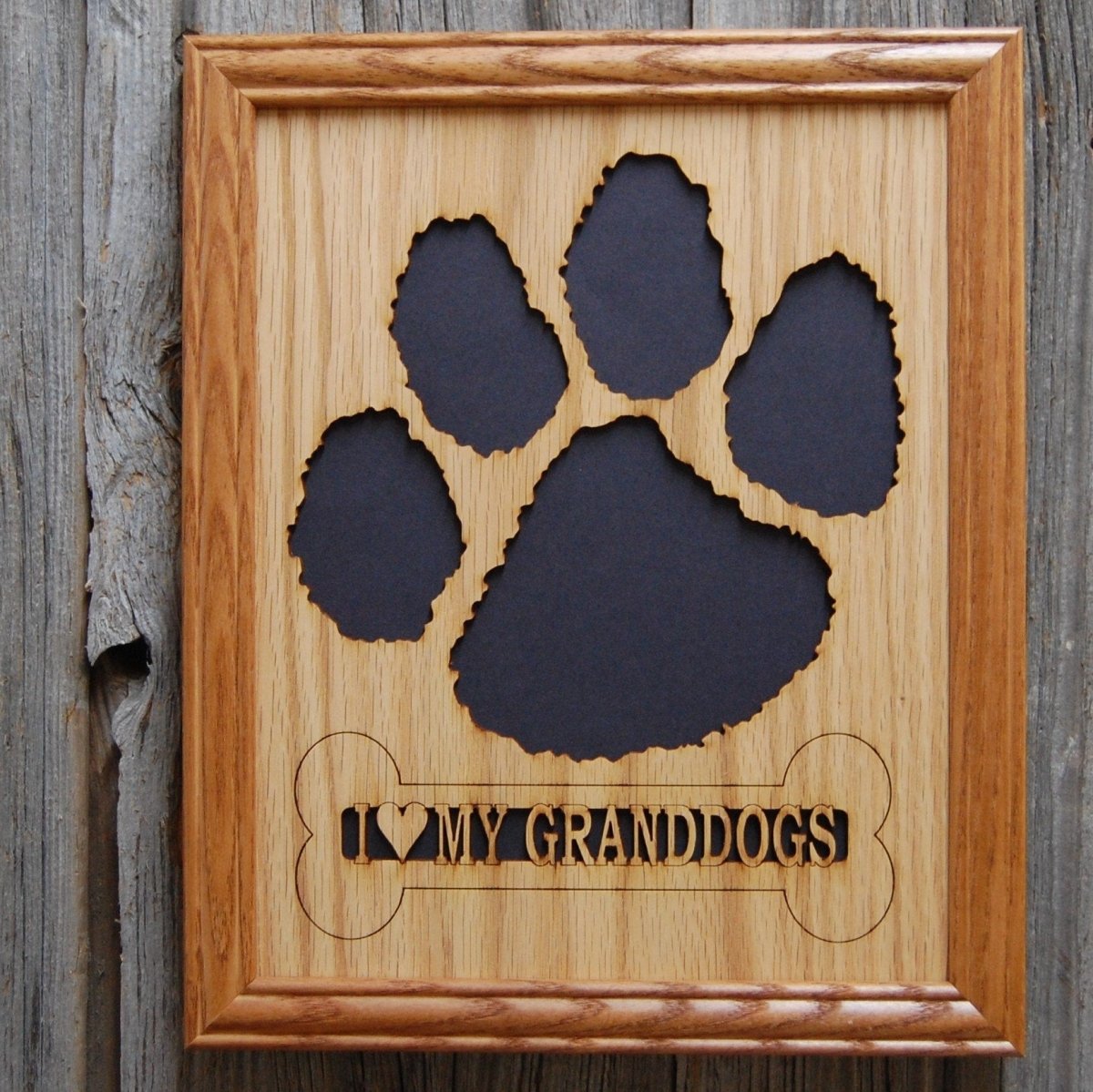 Dog Paw Print Picture Frame