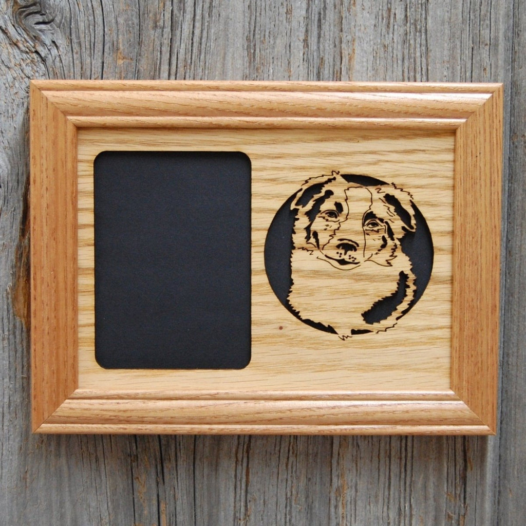 Dog Portrait Picture Frame - 5x7 Frame Holds a 3x4 Photo