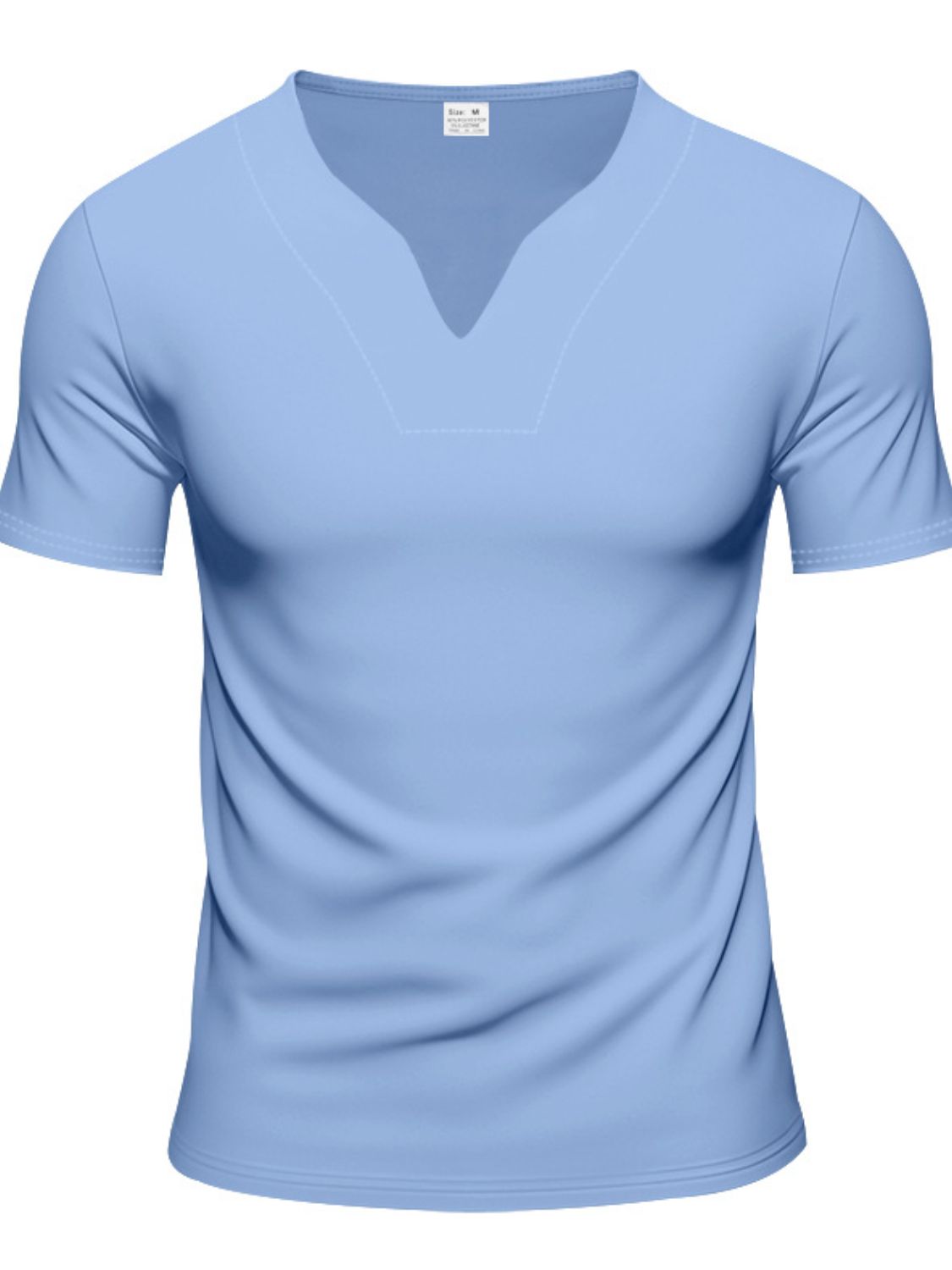 Men's Full Size Short Sleeve T-Shirt Plus Size