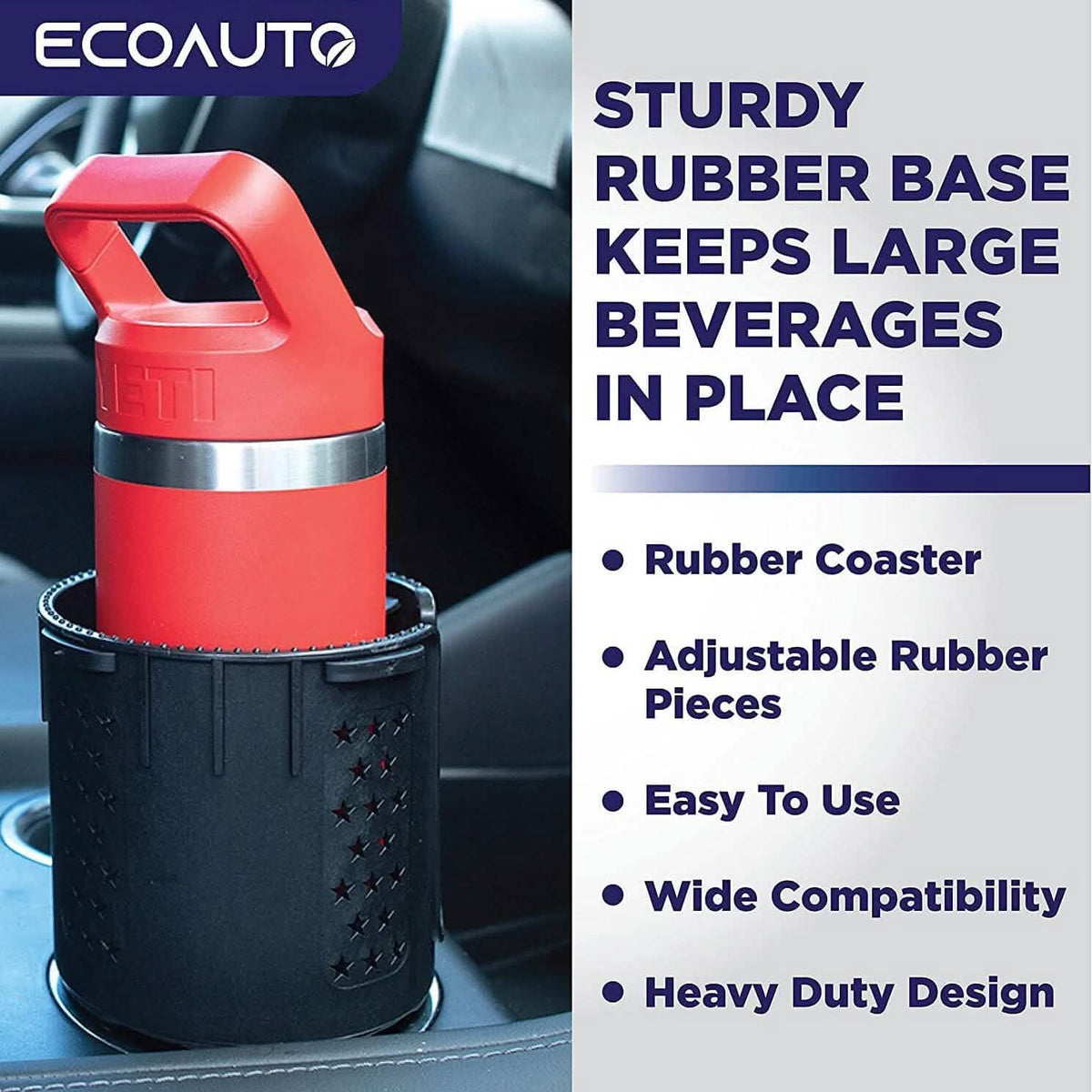 EcoAuto Cup Holder Expander for Car