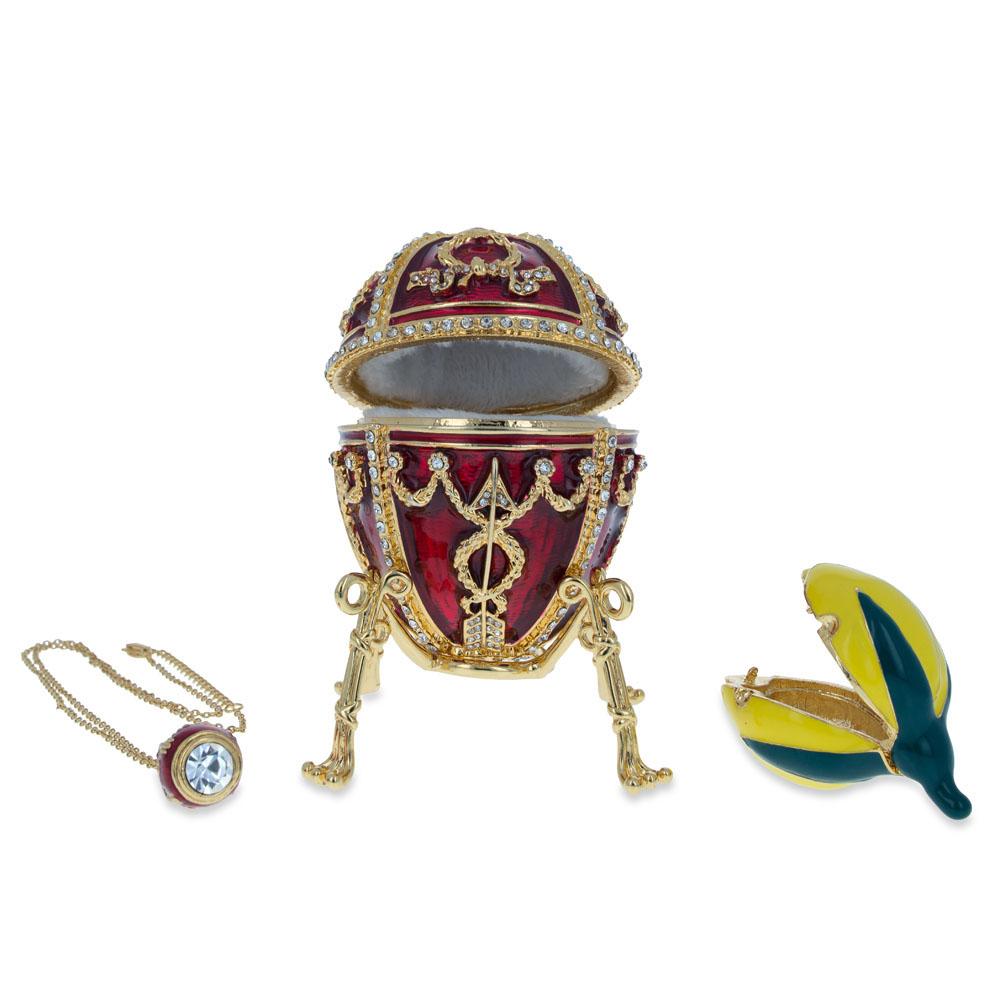 1895 Rosebud Royal Imperial Metal Easter Egg