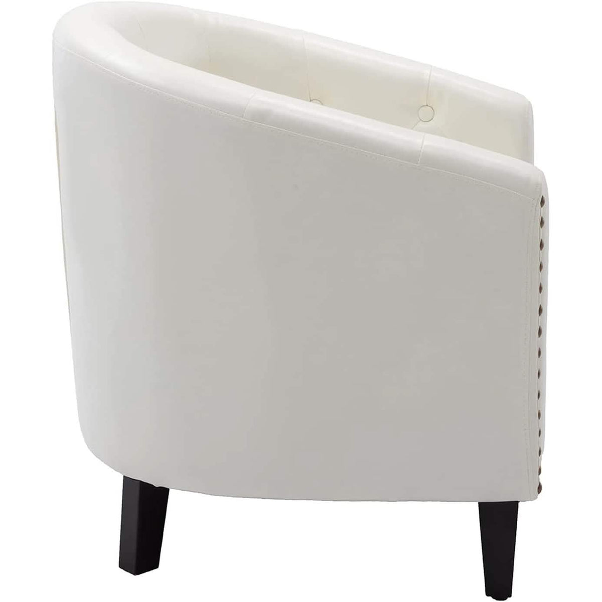 Faux Leather Club Chair Bucket Chair Upholstered Tub Chair