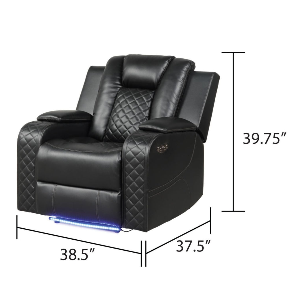 Benz - LED & Power Recliner Chair