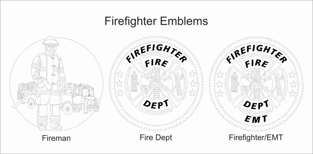 Firefighter EMT First Responder Picture Frame