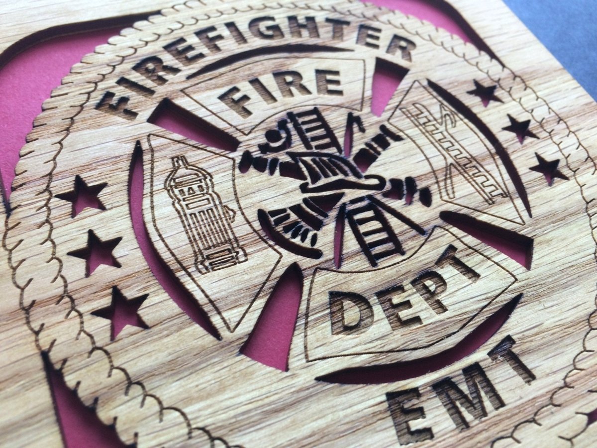 Firefighter EMT First Responder Picture Frame