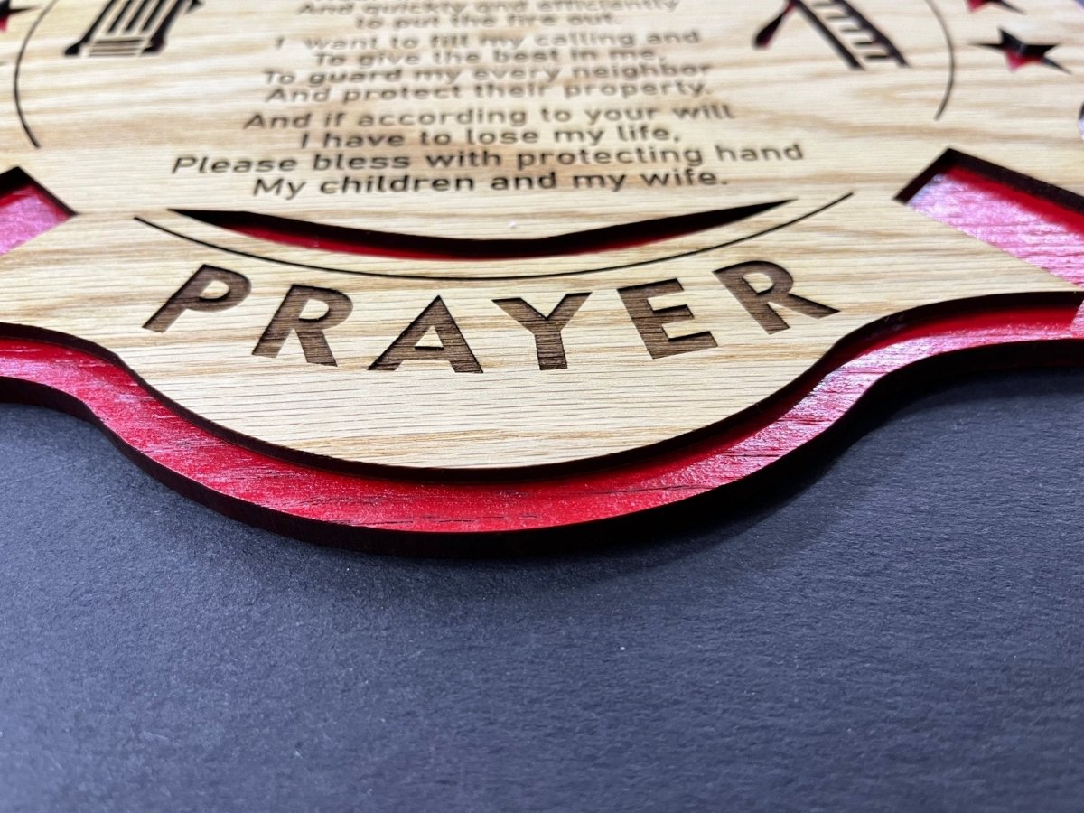 Fireman's Prayer Sign