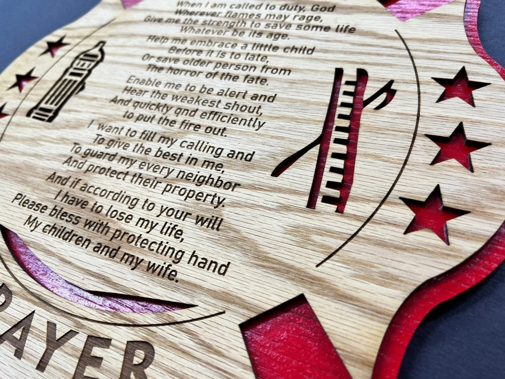 Fireman's Prayer Sign
