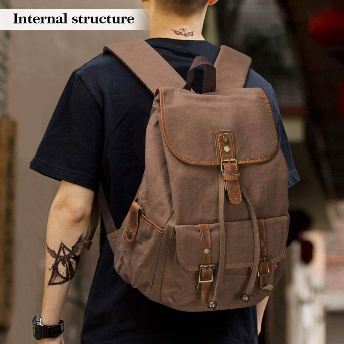 Fitnate 14-Inch Laptop Backpack Travel Rucksack