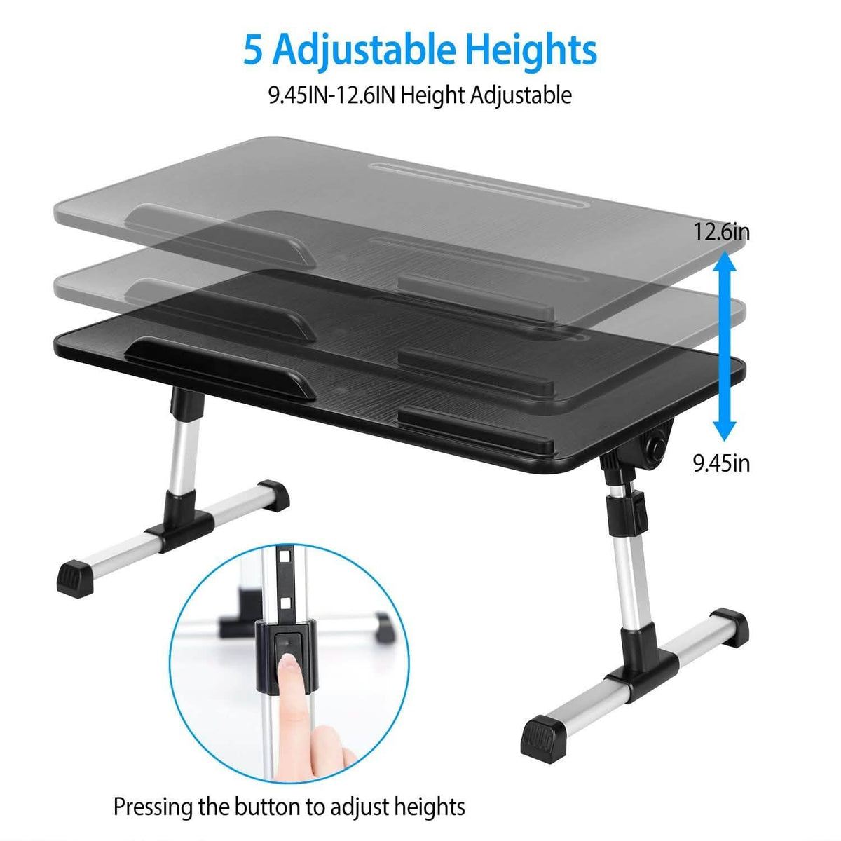 Foldable Laptop Stand Height Angle