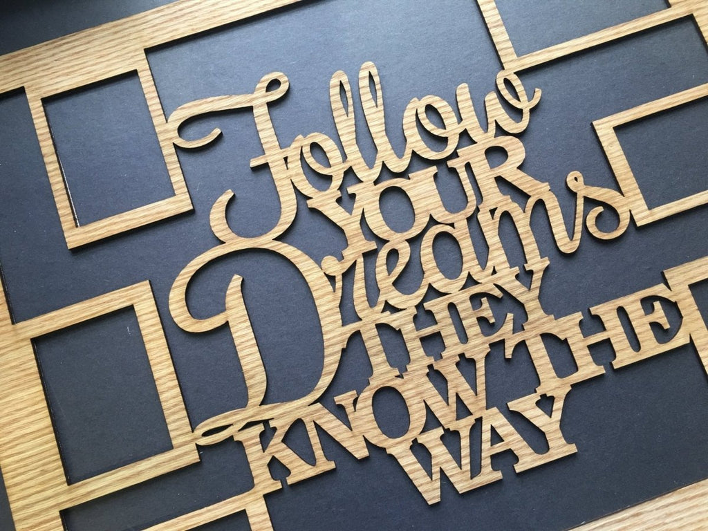 Follow Your Dreams Collage Picture Frame 16"x20"