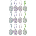 Set of 12 Foam Easter Egg Ornaments 1.5 Inches