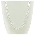 RMZ GOLD NYC 14K White Gold Filled Cuban Link Chain 24" Necklace
