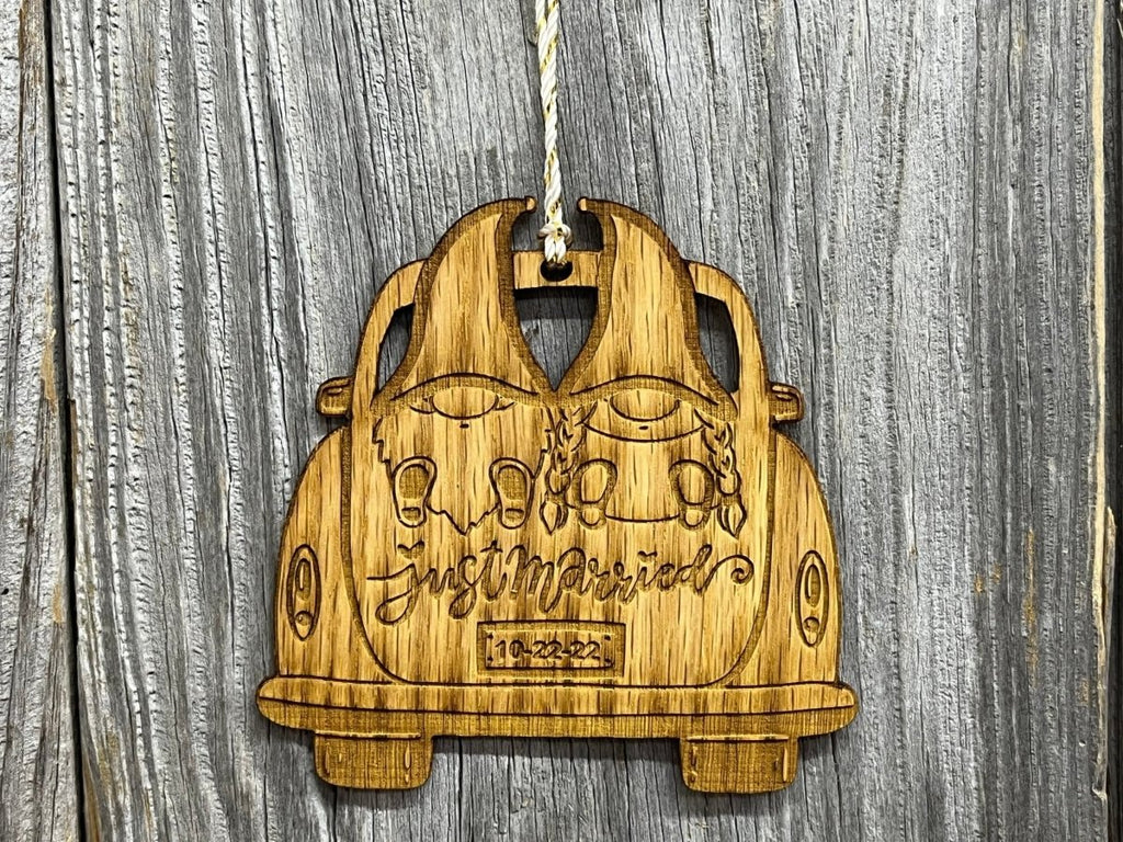 Gnome Wedding Ornament