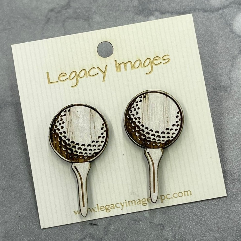 Golf Earrings