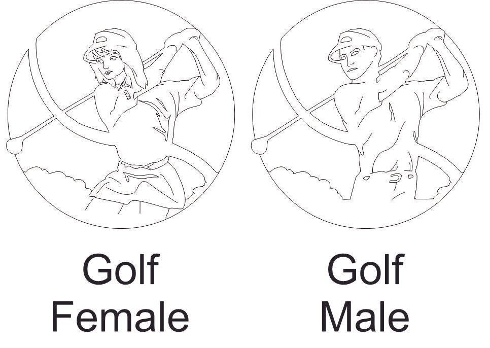 Golf Picture Frame
