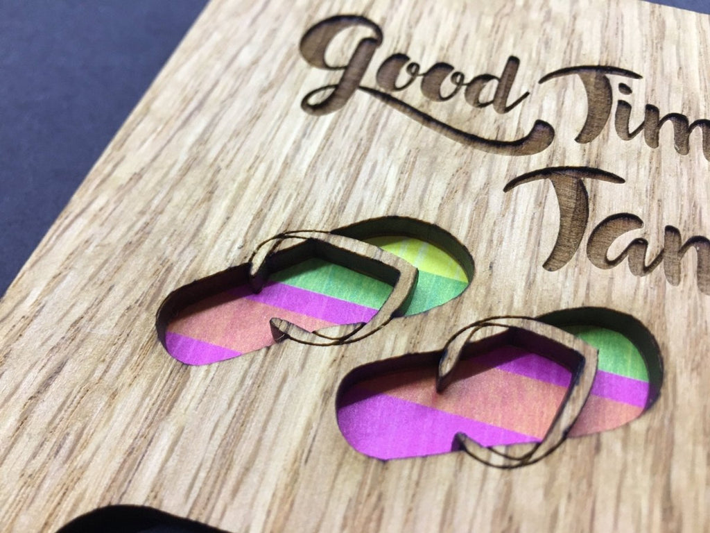Good Times & Tan Lines Picture Frame - 5x7 Frame Hold 3x4 Photo