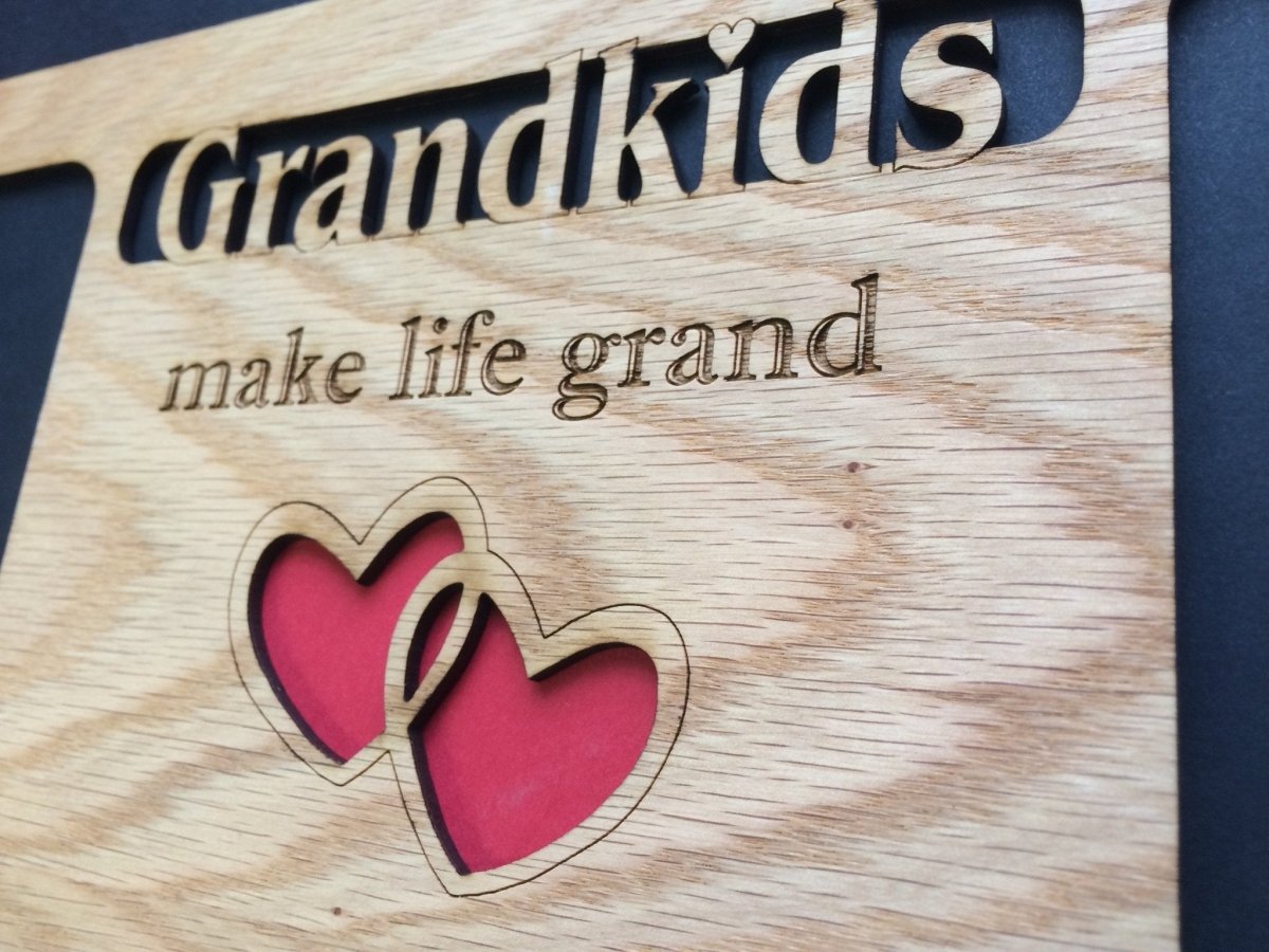 Grandkids Make Life Grand Picture Frame  11"x14"