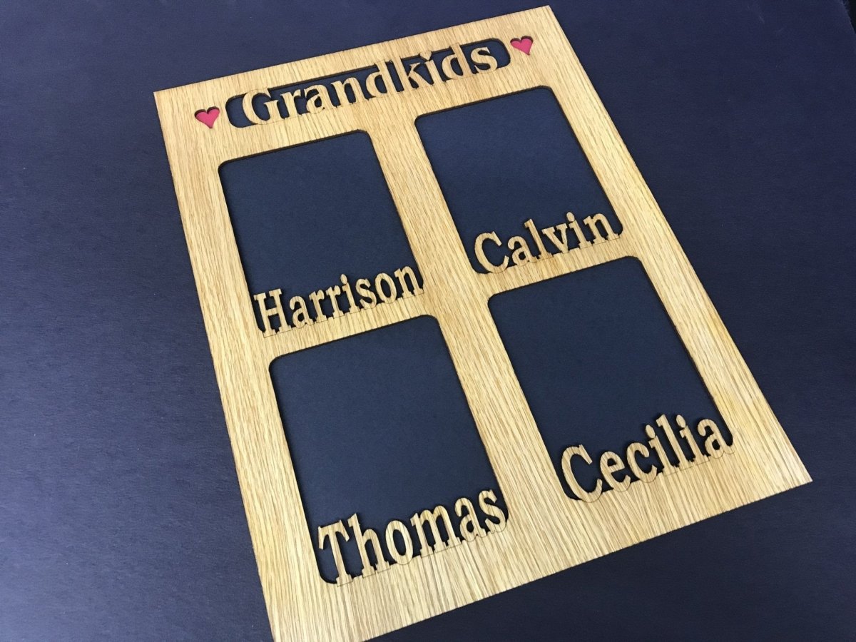Grandkids Name Picture Frame 11"x14"