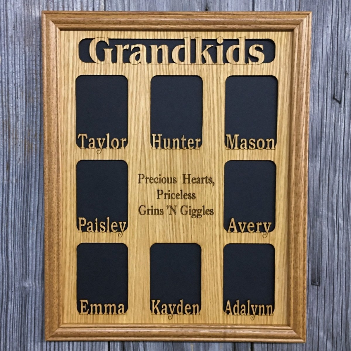 Grandkids Name Picture Frame 11"x14"
