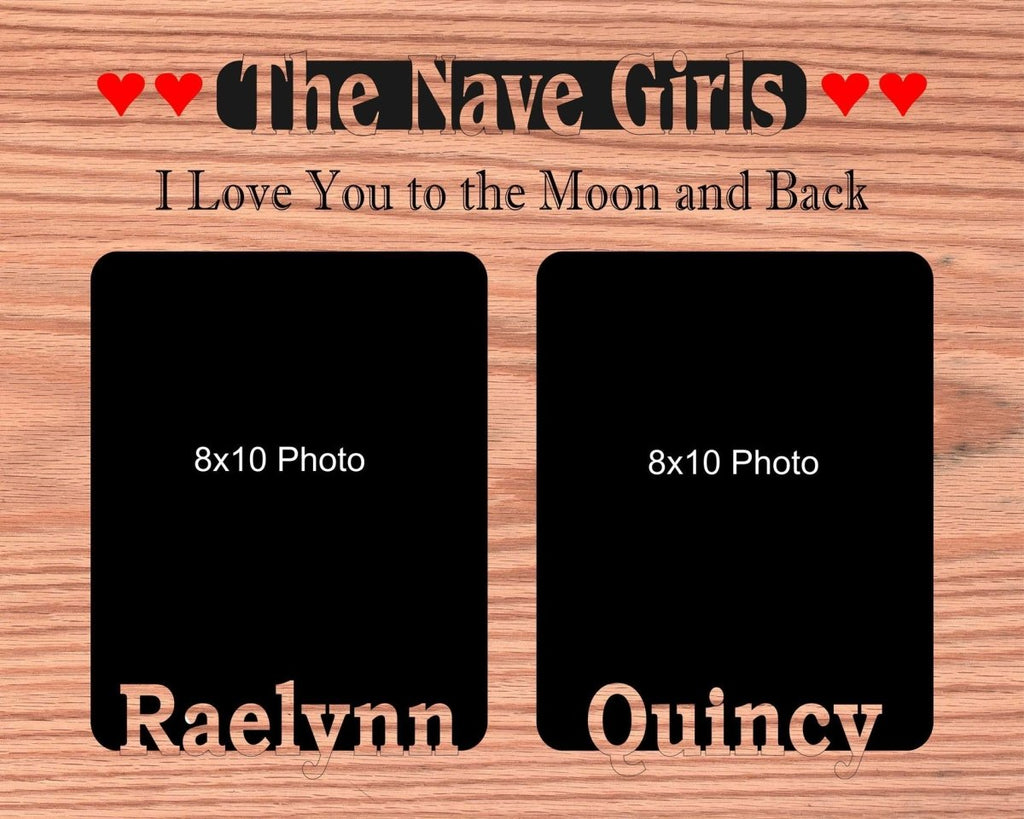 Grandkids Name Picture Frame 16"x20"