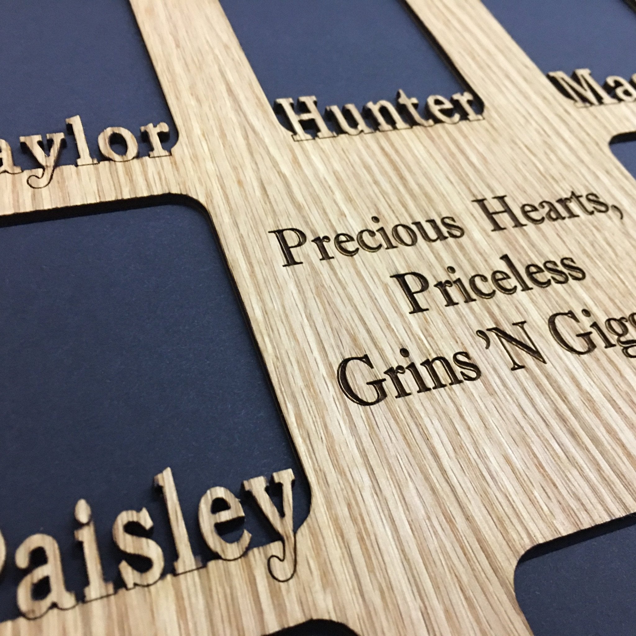 Grandkids Name Picture Frame 18x24