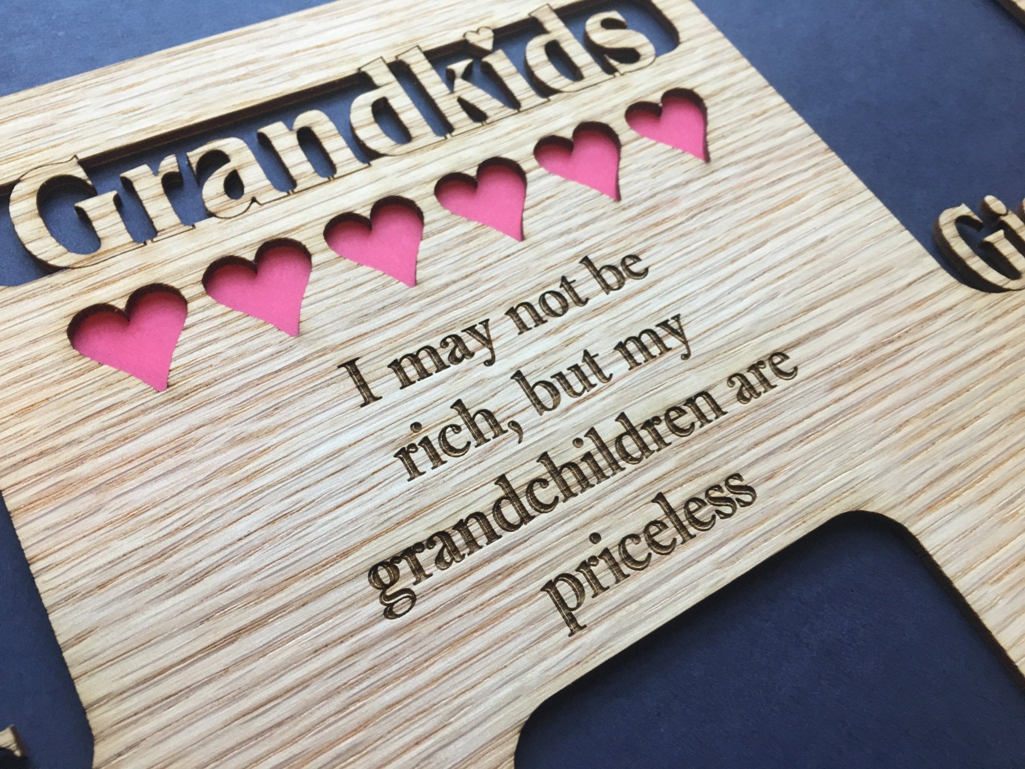 Grandkids Name Picture Frame 18x24