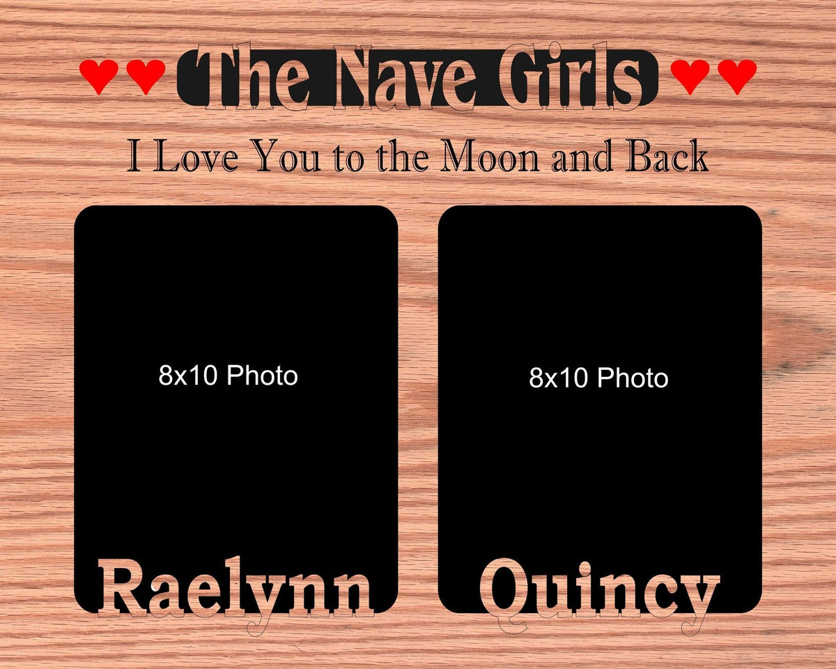 Grandkids Name Picture Frame 18x24