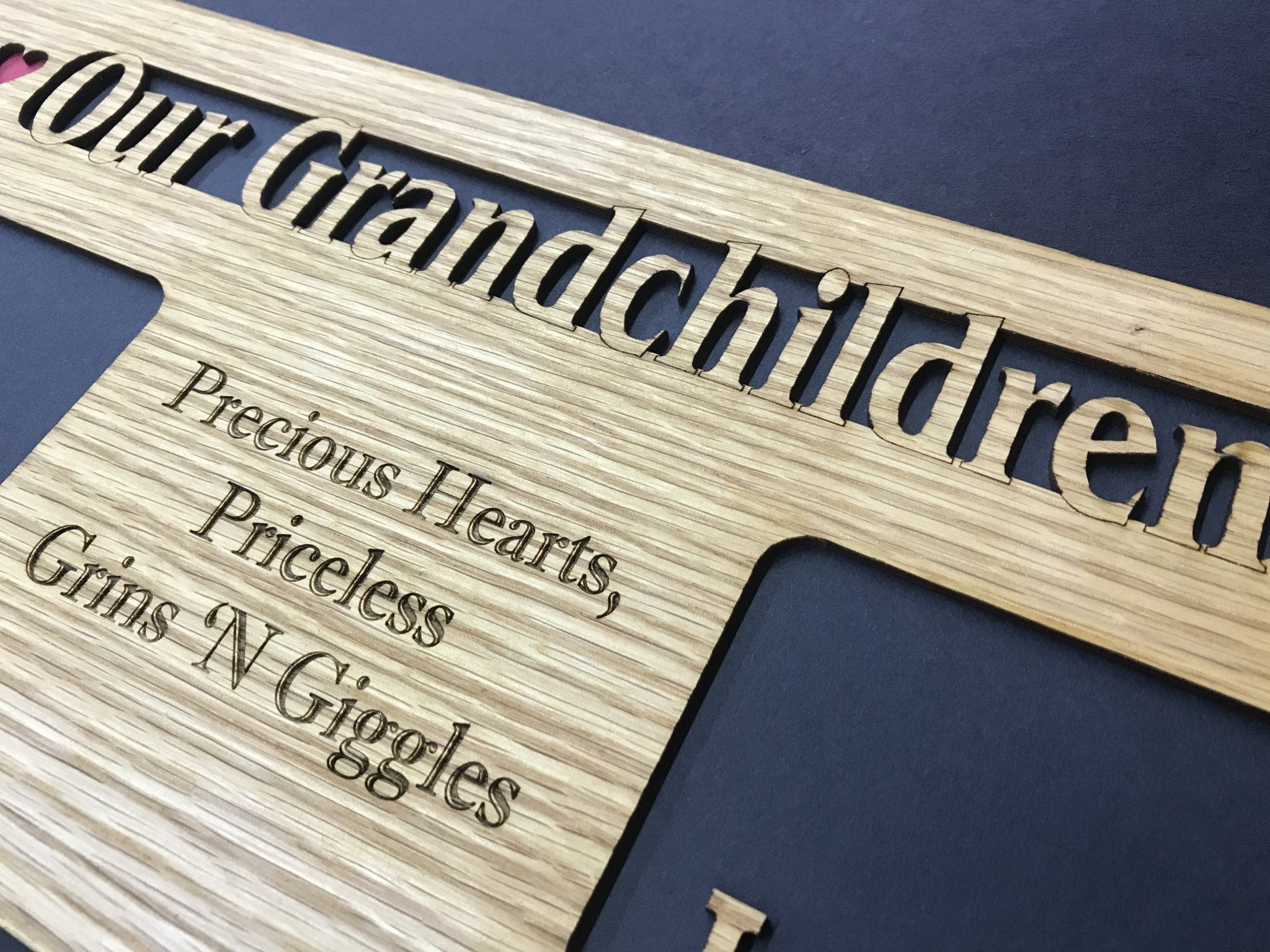Grandkids Name Picture Frame 18x24