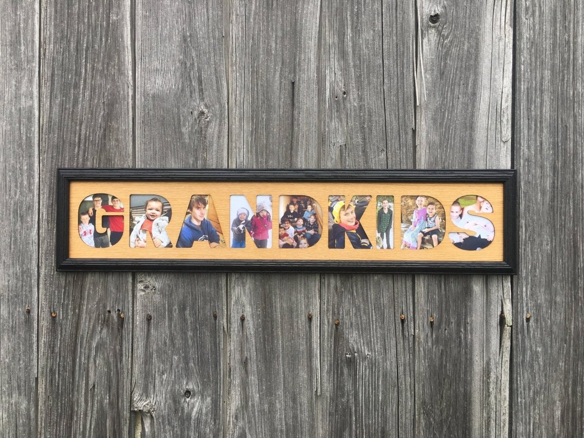 Grandkids Picture Frame - holds 4x6 Photos