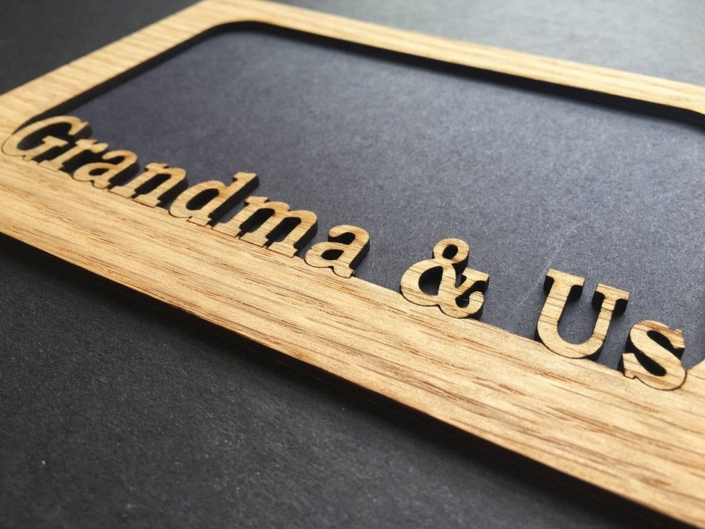 Grandma & Us Picture Frame - 5x7 Frame Hold 4x6 Photo