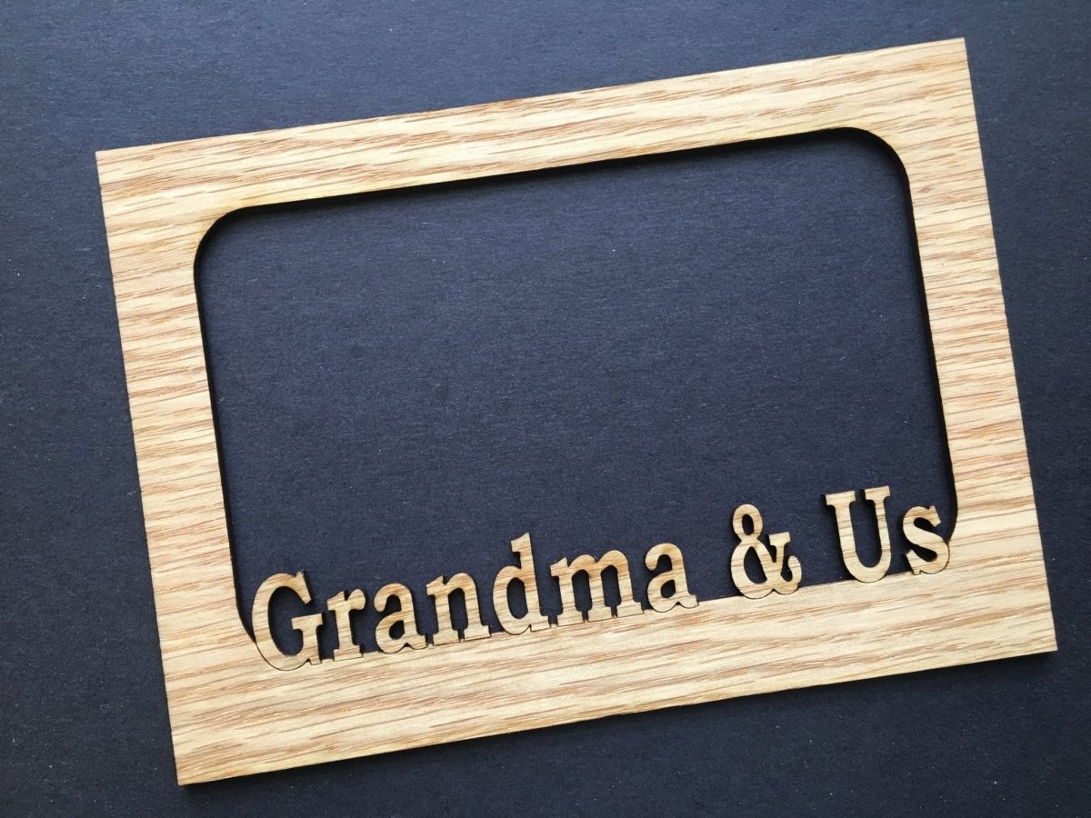 Grandma & Us Picture Frame - 5x7 Frame Hold 4x6 Photo