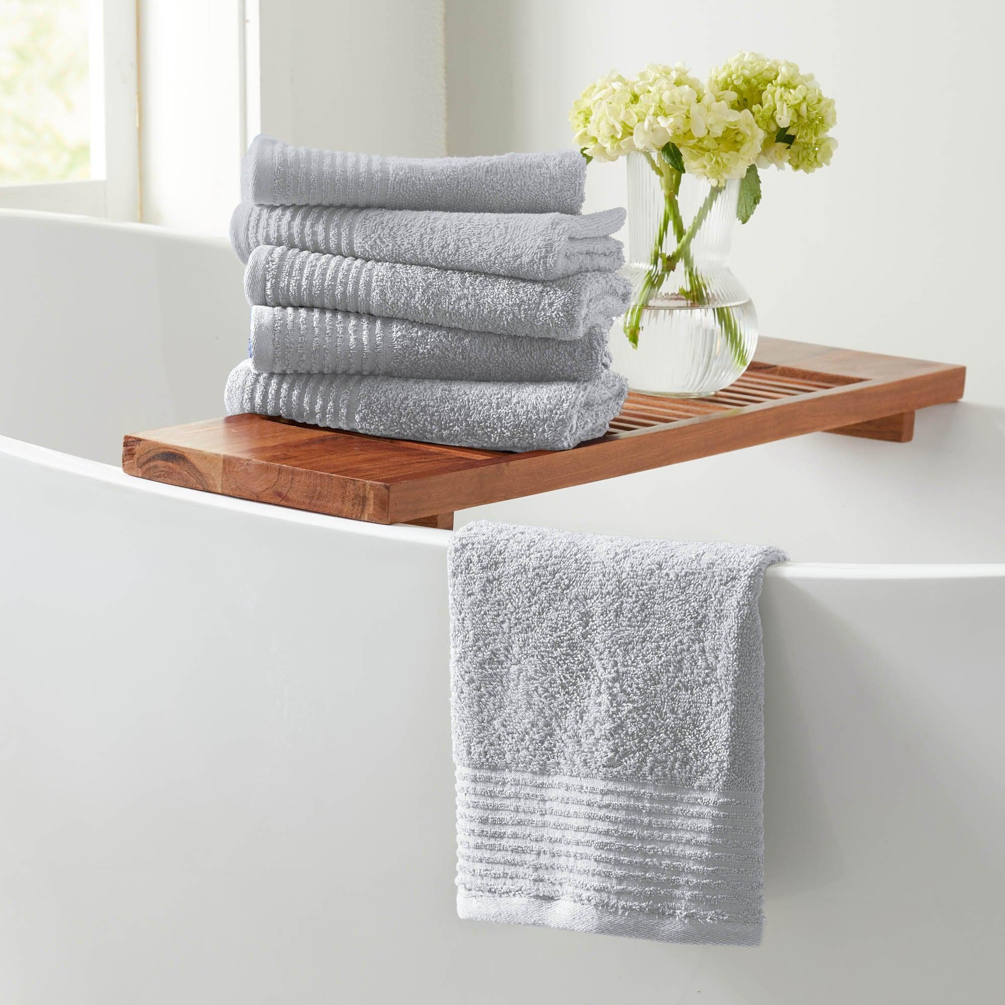 4 Pack Cotton Bath Towels - Kasper Collection
